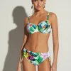 Tropic Underwired Balcony Bikini Set - Tropical