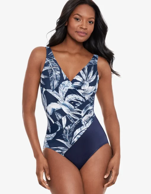 Tropica Toile Oceanus Swimsuit - Navy White