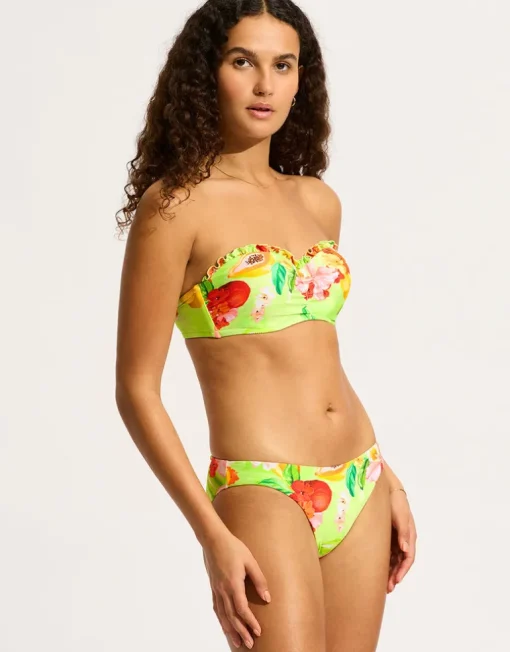 Tropique Hipster Bikini Pant - Aloe Gel